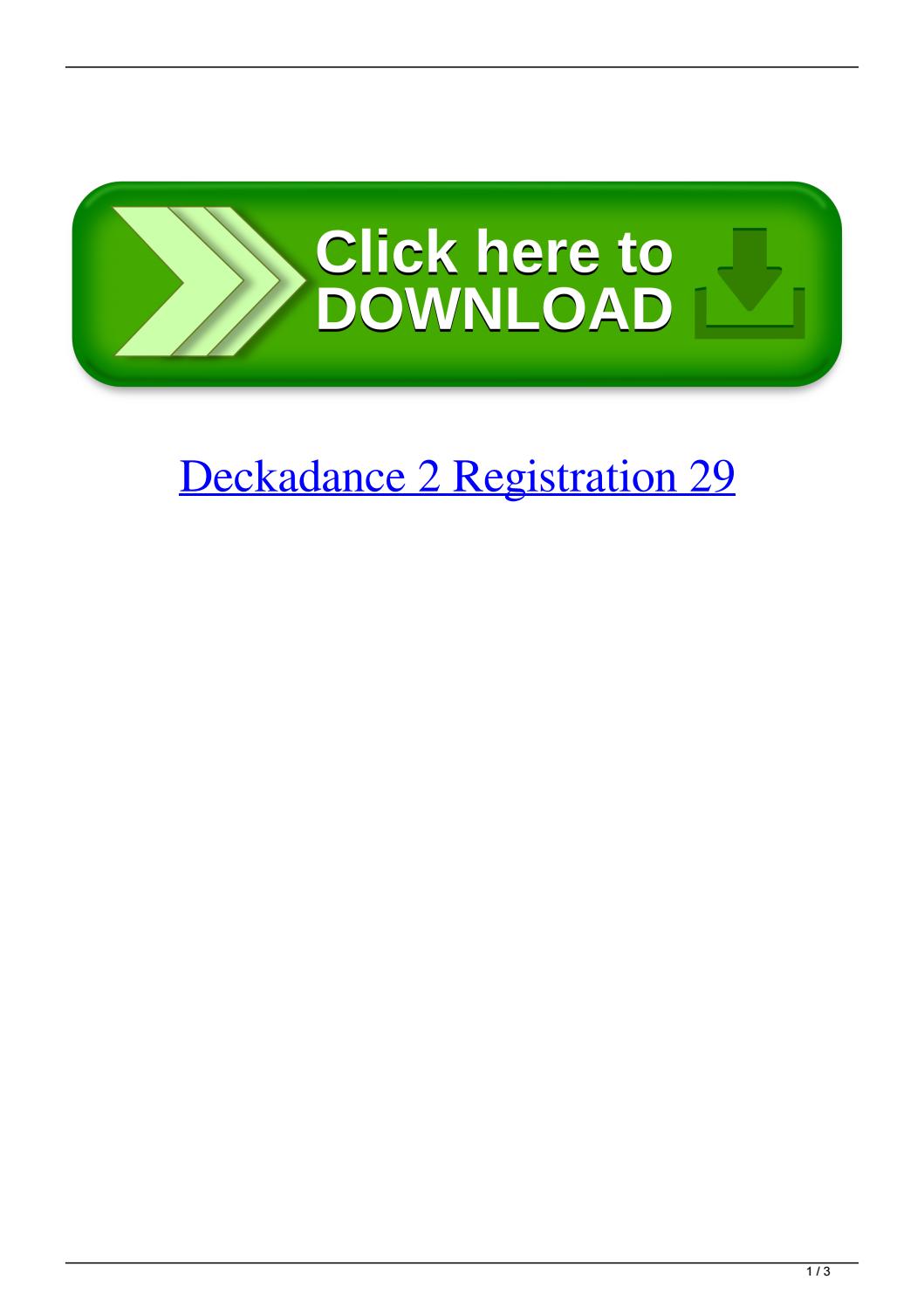 Registration File For Deckadance